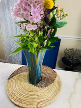 Load image into Gallery viewer, Black and White Sweet Grass Placemat Sagar (3 sizes)