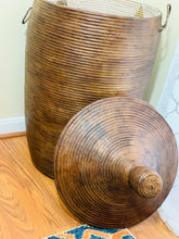 Load image into Gallery viewer, Naima leather storage basket