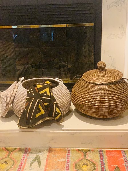 Suka sweetgrass basket