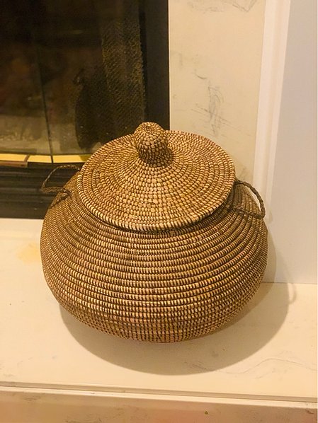 Suka sweetgrass basket
