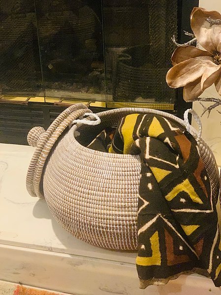 Suka sweetgrass basket
