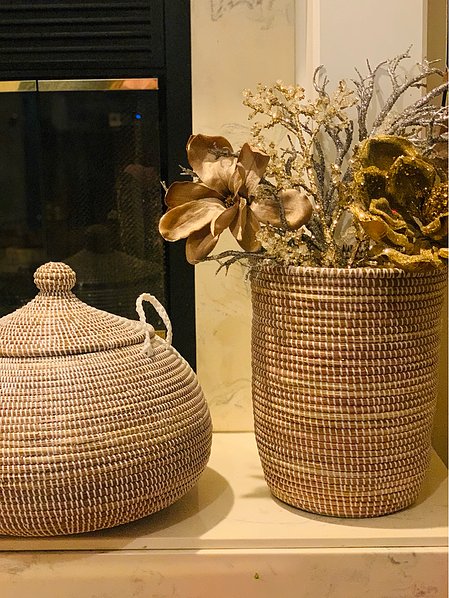 Suka sweetgrass basket