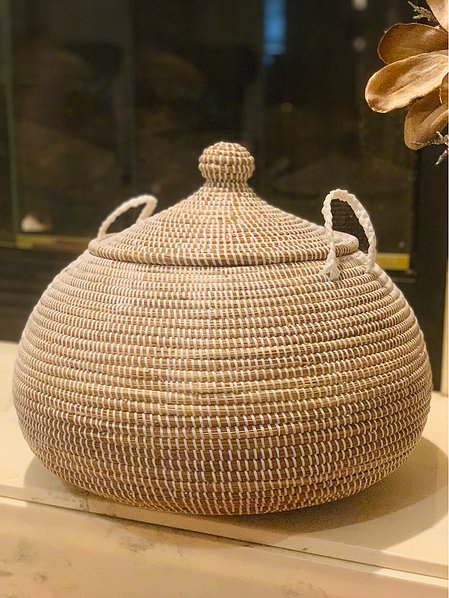 Suka sweetgrass basket