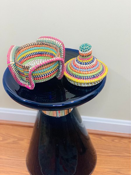 Jewo rainbow tiny basket