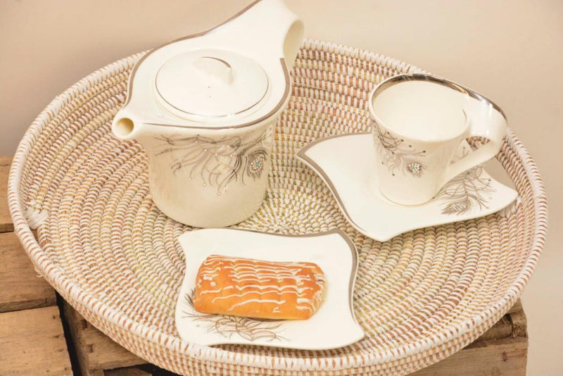 Rangu african tray with handles